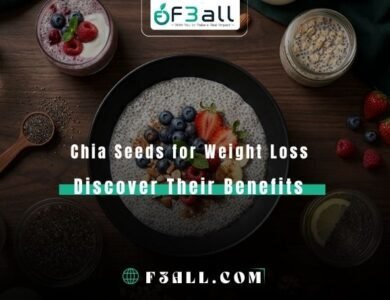 Ultra-realistic premium nutrition editorial photography for an article titled “Chia for Weight Loss: Benefits, Recipes and Safety Guide,” using the same dark, moody, luxurious visual identity as the previous images. Create a clean overhead flat-lay composition photographed directly from above at a perfect 90-degree angle. Place one elegant matte-black ceramic bowl of creamy chia pudding EXACTLY in the center of a normal dark walnut dining table. The bowl must rest naturally and flat on the tabletop with no serving board, raised platform, or floating appearance. Prepare the central chia pudding with a realistic fully hydrated texture and visible swollen chia seeds. Top it neatly with fresh blueberries, sliced strawberries, raspberries, a few banana slices, crushed almonds, cinnamon, and one small mint leaf. Keep the portion moderate, balanced, and practical. Arrange three small recipe variations around the central bowl while keeping them clearly secondary: A small transparent glass of berry chia pudding with plain Greek yogurt. A compact jar of overnight oats mixed with hydrated chia seeds. A clear glass of lemon water containing a small amount of fully soaked chia seeds. Include practical safety and preparation elements around the composition: A small wooden measuring spoon containing a controlled portion of dry chia seeds. A transparent glass bowl showing chia seeds fully soaked in water. A clear glass of plain water. A small jug of unsweetened milk. A bowl of plain Greek yogurt. Rolled oats, almonds, walnuts, berries, lemon halves, and cinnamon sticks. Position the dry chia seeds far from the finished drinks and place the hydrated chia mixture closer to the central bowl, subtly communicating proper soaking and measured use without text, warning symbols, or medical graphics. Keep the arrangement clean, organized, realistic, and uncluttered. The central chia-pudding bowl must remain the single dominant focal point and occupy approximately 40–45% of the frame. Create a sophisticated dark tabletop atmosphere with rich walnut wood grain, deep charcoal-black tones, dark emerald-green fabric accents, subtle botanical details, and refined ceramic and glass textures. Use dramatic directional studio lighting from the upper left, rich controlled shadows, soft highlights on the hydrated chia texture, realistic condensation on the glasses, fresh moisture on the berries, crisp ingredient details, and premium nutrition-magazine styling. Perfect top-down photography, symmetrical balanced composition, photorealistic DSLR food photography, macro-level detail, 8K, HDR, razor-sharp central bowl, subtle depth of field toward the outer edges, natural charcoal, emerald-green, walnut, berry-red, and creamy neutral color palette, wide 16:9 website hero banner. No people. No visible faces. No human hands. No human body. No exposed skin. No guaranteed weight-loss results. No medical claims. No readable text. No logos. No watermark.